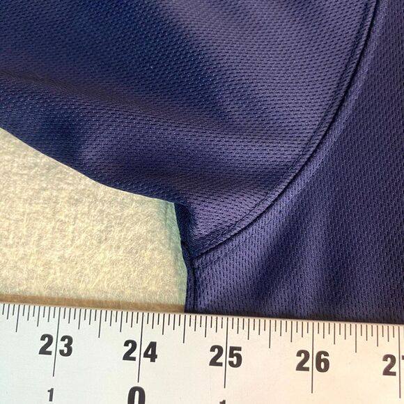 UCONN Mens Navy Embroidered Polo Athletic Material CS Crable Size XL - Picture 10 of 11